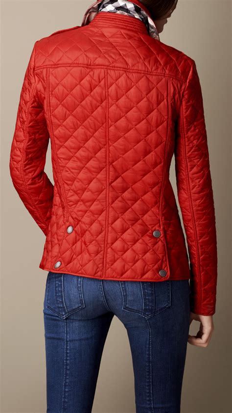 burberry damen mäntel|Burberry quilted jacket.